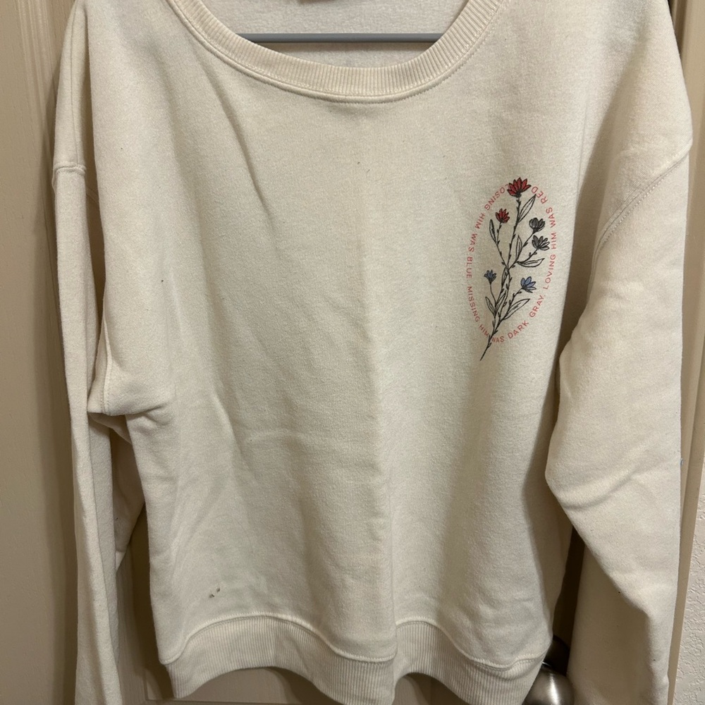 Taylor Swift Official Store Red Sweatshirt